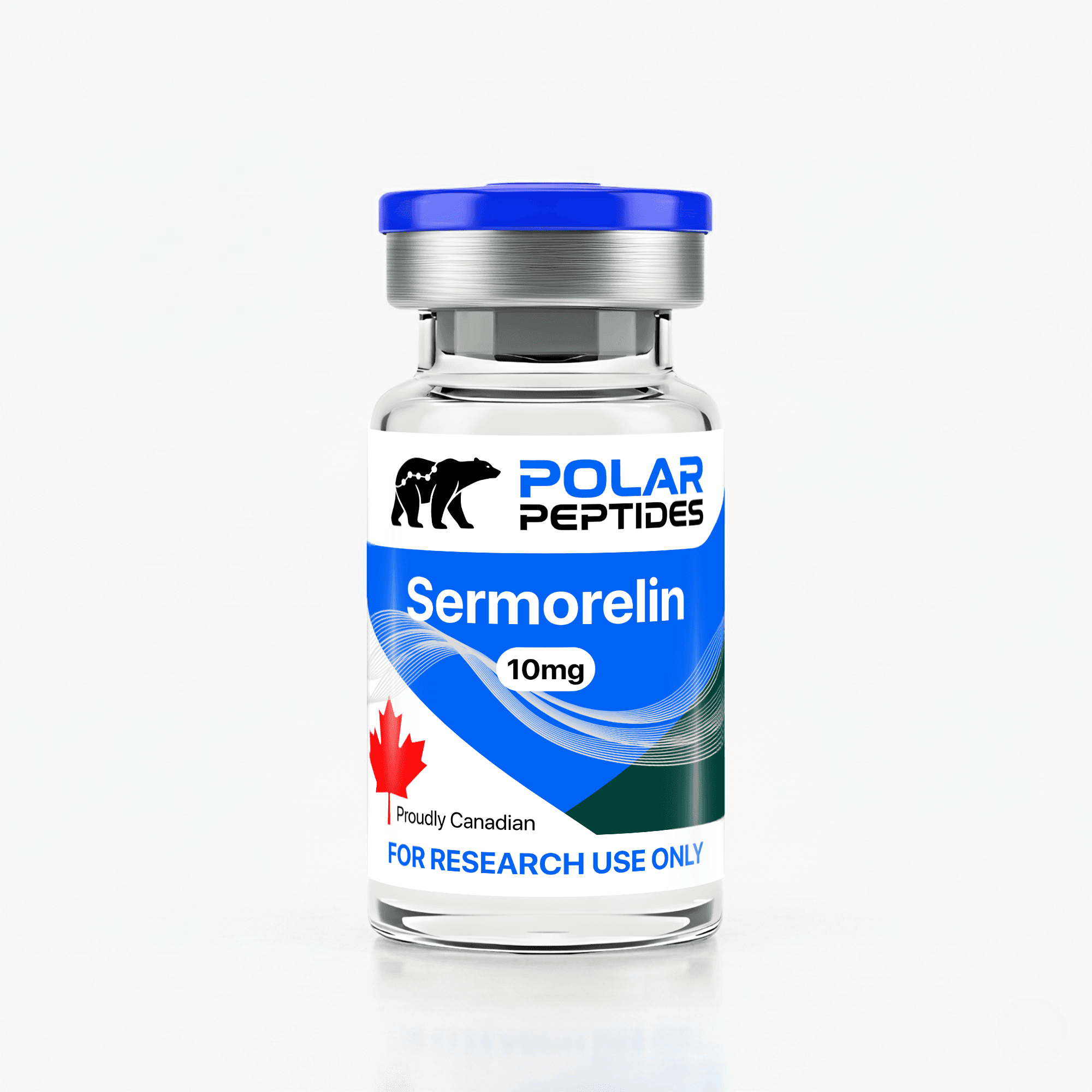 Sermatide (GHRH) — дослідницький пептид Polar Peptides у флаконі, чистота 99%+